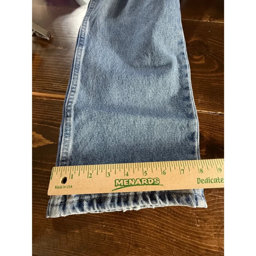 Wrangler Regular Fit Mens Jeans 38x30 Blue Denim‎ 965T1DS Mid Wash Straight Leg